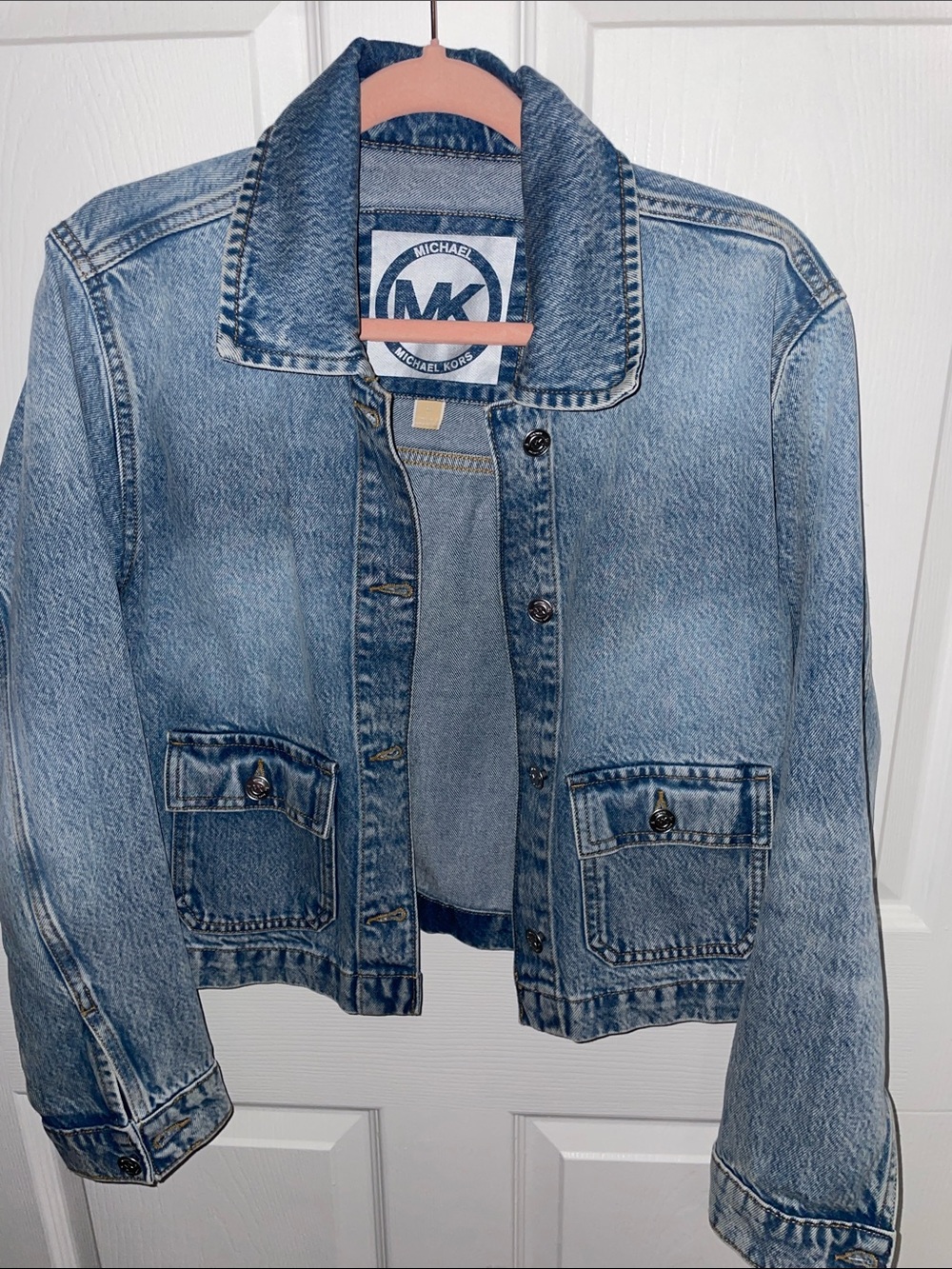 Michael Kors Light Blue Denim Jean Jacket